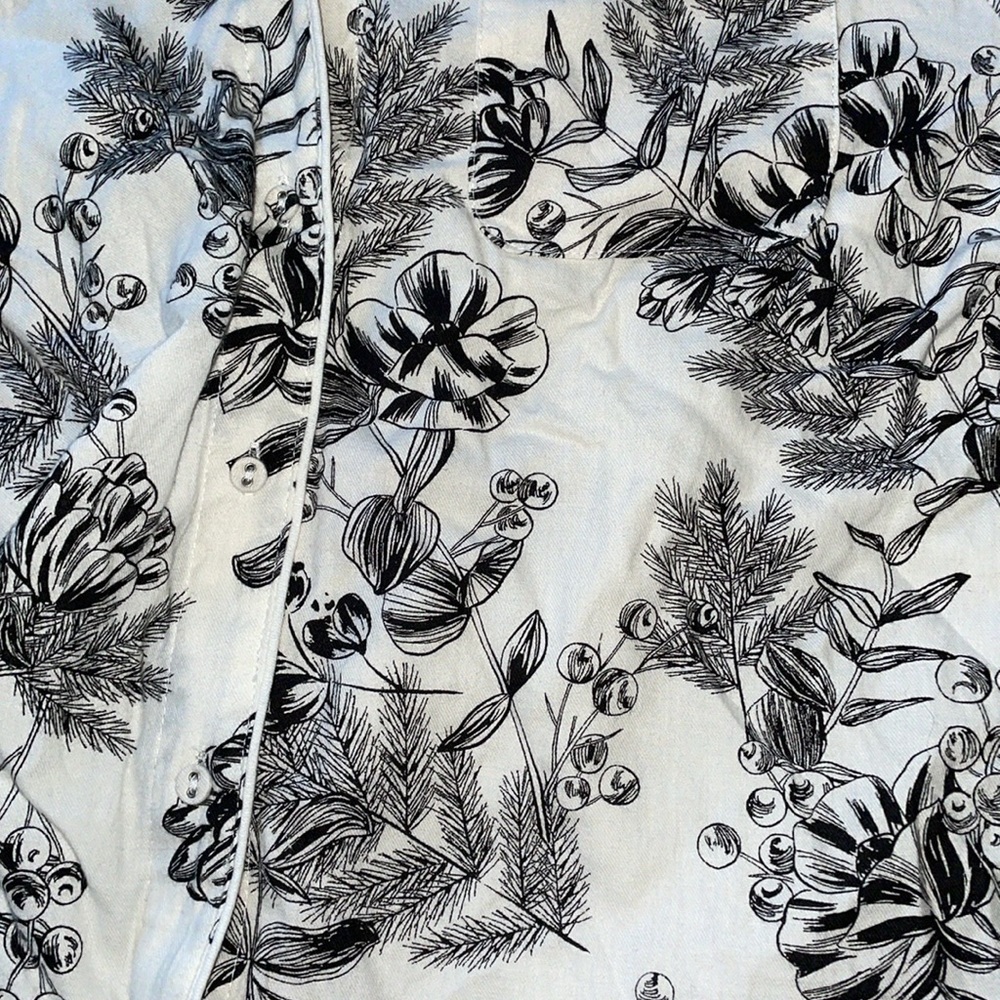 Stars Above Perfectly Cozy Flannel - Cream Floral - Picture 5 of 7